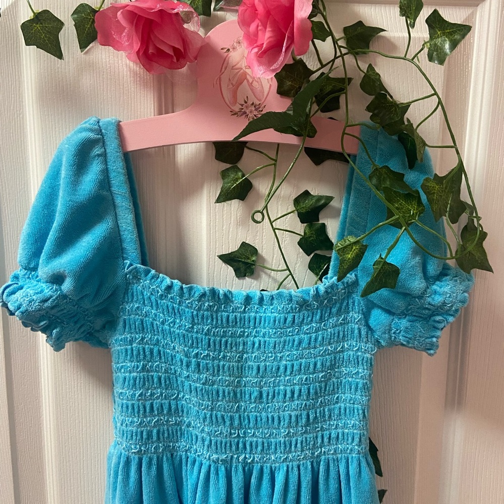 Vintage juicy couture terry cloth baby doll dress